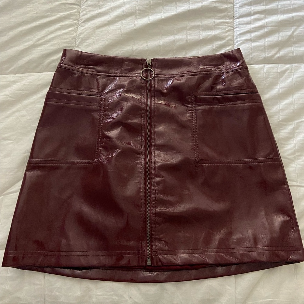 Pleather Skirt